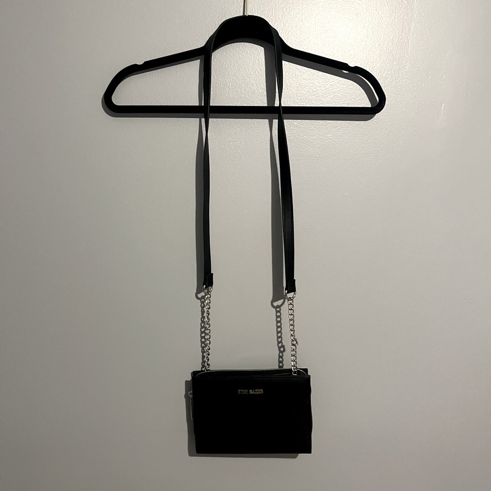 Steve Madden black crossbody purse casual small
